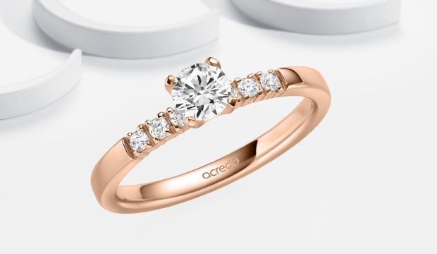 Bagues de fiançailles avec demi-carat 0,5 ct | acredo